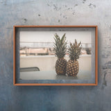 Pineapples Kissing Art by Ana Luca