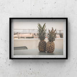 Pineapples Kissing Art by Ana Luca