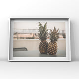 Pineapples Kissing Art by Ana Luca