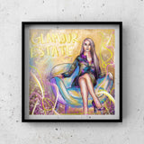 Glamour Estate (Christine Quinn) 18"X18" Open Edition Print