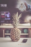 Pineapple Watching TV Art by Ana Luca