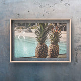 Pineapples At The Pool Art by Ana Luca