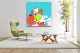 A True Gentledog 48"X48" Limited Edition Framed Canvas Art (of 10)