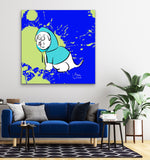 Chili Dog 48"X48" Limited Edition Framed Canvas Art (of 10)