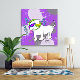 Music Got Me Feeling So Fine 48"X48" Limited Edition Framed Canvas Art (of 10)