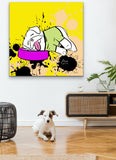 Party Hard, Sleep Hard 48"X48" Limited Edition Framed Canvas Art (of 10)