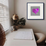 Amethyst Purple (on Silver) 12"X12" Open Edition Print