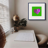 Amethyst Purple (on Green) 12"X12" Open Edition Print