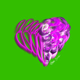 Crypto Love Drops Art by Ana Luca