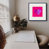 Amethyst Purple (on Red) 12"X12" Open Edition Print