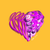 Crypto Love Drops Art by Ana Luca