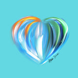 Crypto Love Drops Art by Ana Luca