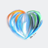 Crypto Love Drops Art by Ana Luca