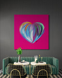 Aquamarine Blue Crypto Love Drops by Ana Luca