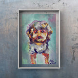 Beau Pet Portrait Art by Ana Luca