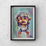 Beau Pet Portrait Art by Ana Luca