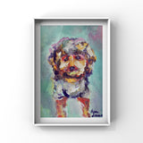 Beau Pet Portrait Art by Ana Luca