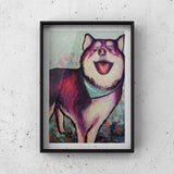 Bernie Pet Portrait Art by Ana Luca