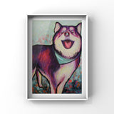 Bernie Pet Portrait Art by Ana Luca