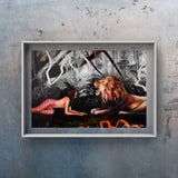 Catfight Art by Ana Luca