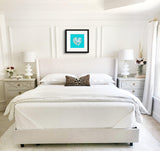 Diamond White (on Blue) 12"X12" Open Edition Print