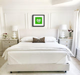 Diamond White (on Green) 12"X12" Open Edition Print