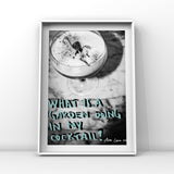 Garden Cocktail Art by Ana Luca