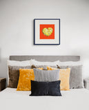 Gold (on Orange) 12"X12" Open Edition Print