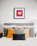 Gold (on Red) 12"X12" Open Edition Print