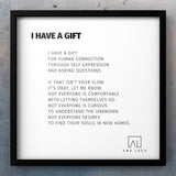 I Have A Gift Poetry by Ana Luca