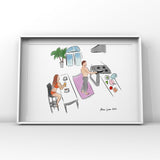 Making Breakfast Art by Ana Luca