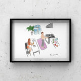 Making Breakfast Art by Ana Luca