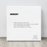Memory 12"X12" Open Edition Canvas Art