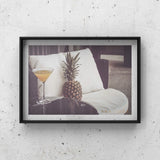 Pineapple Cocktail Art by Ana Luca