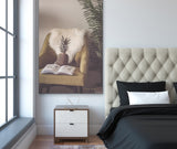 Pineapple Reading Art by Ana Luca