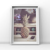 Pineapple Watching TV Art by Ana Luca