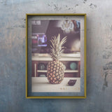 Pineapple Watching TV Art by Ana Luca