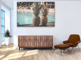Pineapples At The Pool Art by Ana Luca