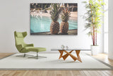 Pineapples At The Pool Art by Ana Luca