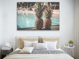 Pineapples At The Pool Art by Ana Luca