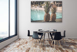 Pineapples At The Pool Art by Ana Luca