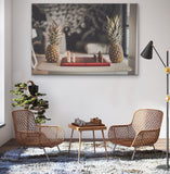 Pineapples Playing Mind Games Art by Ana Luca