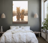 Pineapples Watching Sunset Art by Ana Luca