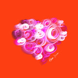 Crypto Love Drops Art by Ana Luca