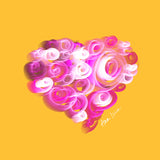 Crypto Love Drops Art by Ana Luca