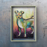 Piper Pet Portrait Art by Ana Luca