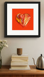 Ruby Red (on Orange) 12"X12" Open Edition Print
