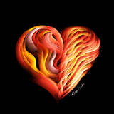 Ruby Red Crypto Love Drops by Ana Luca