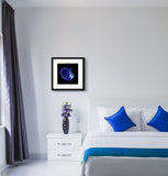 Sapphire Blue (on Black) 12"X12" Open Edition Print