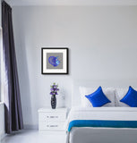 Sapphire Blue (on Silver) 12"X12" Open Edition Print